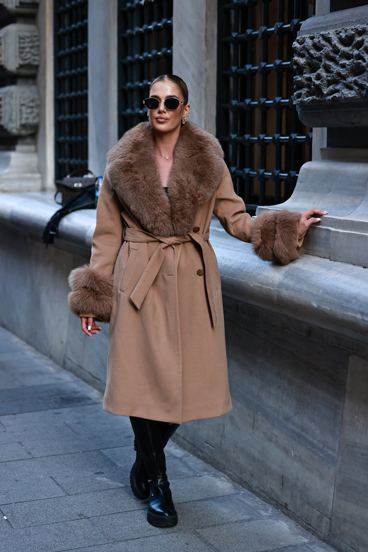 DORIS BROWN COAT