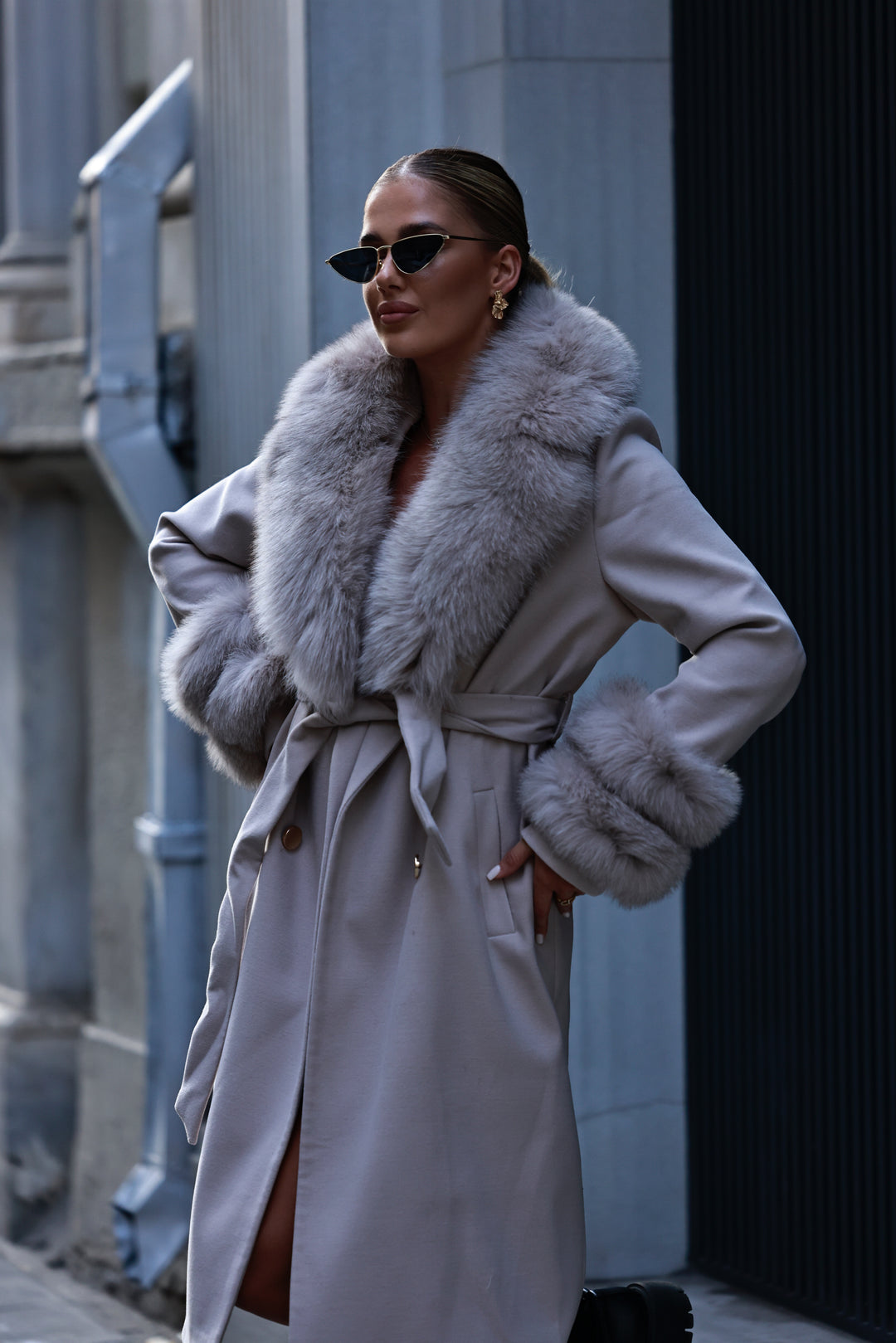 DORIS SILK COAT