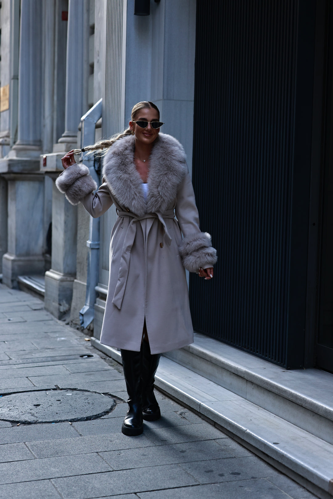DORIS SILK COAT