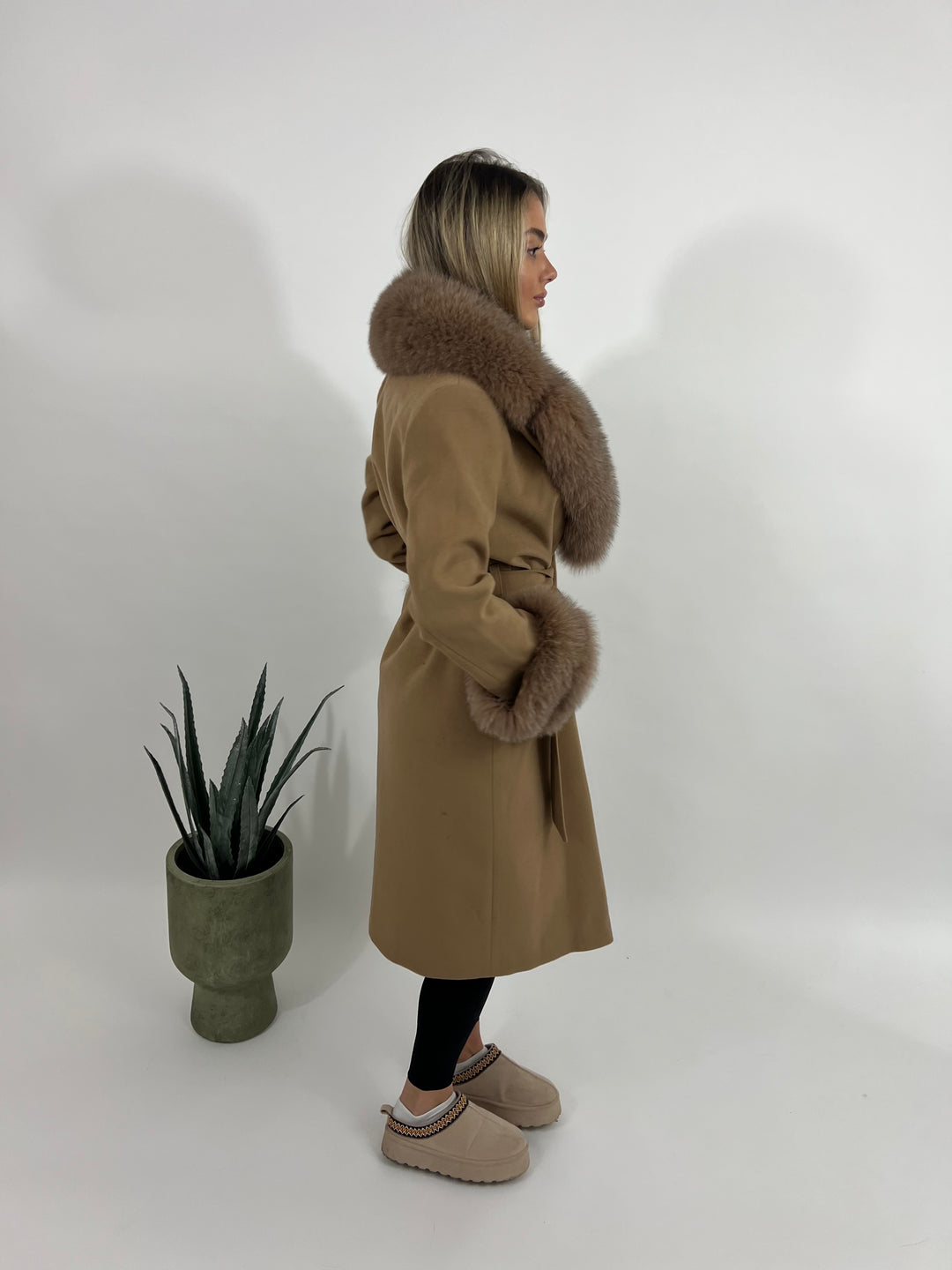 DORIS BROWN COAT