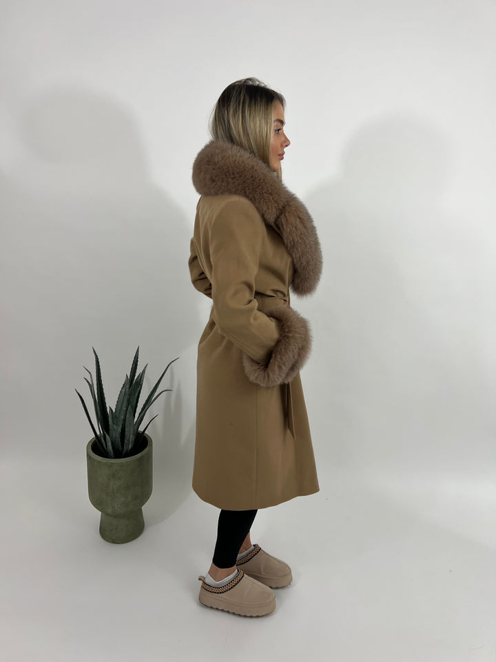 DORIS BROWN COAT