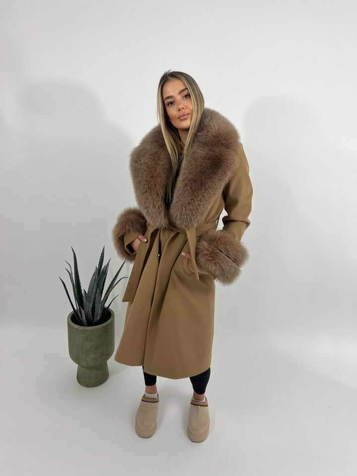 DORIS BROWN COAT