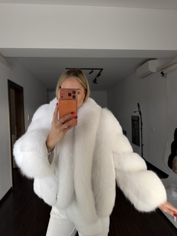 FUR LOPES SNOW – kožuch z pravej líšky